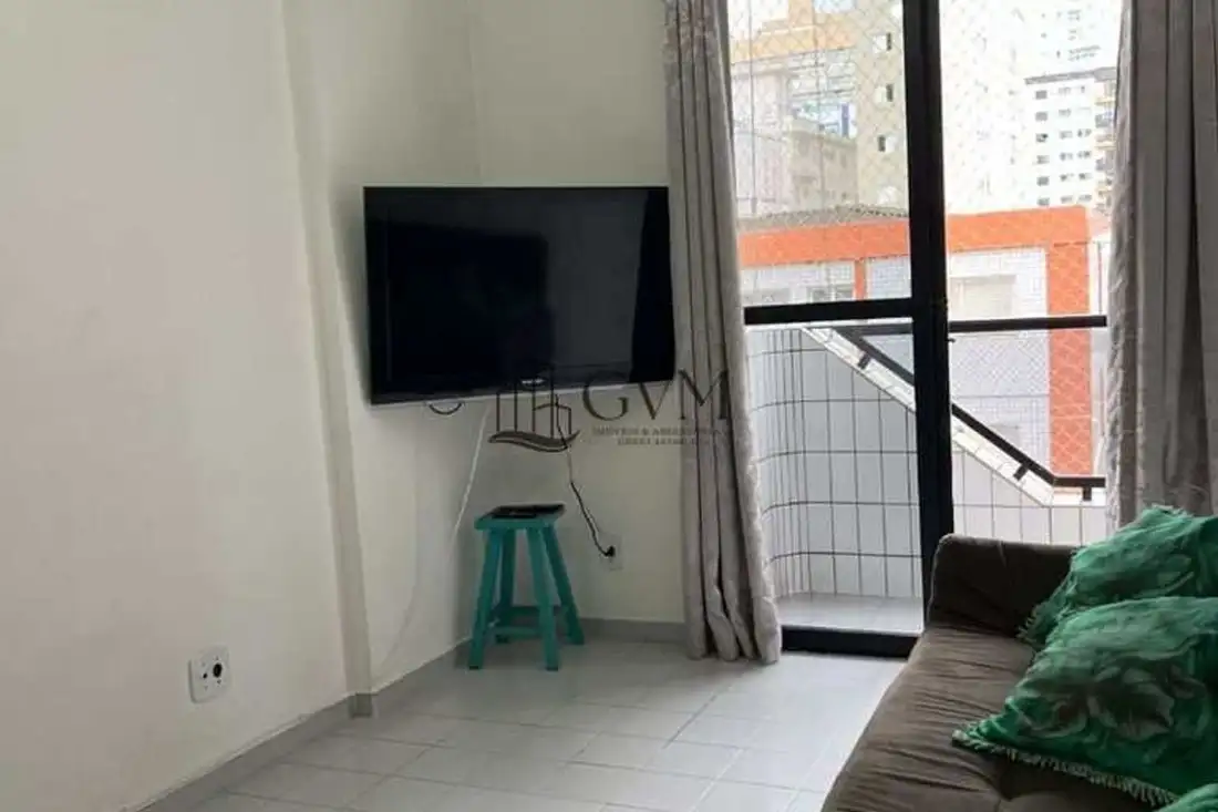 Foto do apartamento de 1 quarto no Canto do Forte