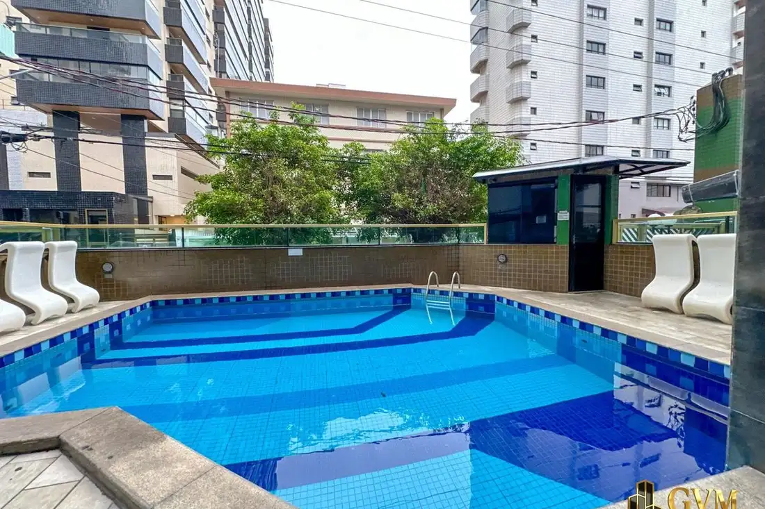 Foto do apartamento de 1 quarto no Canto do Forte